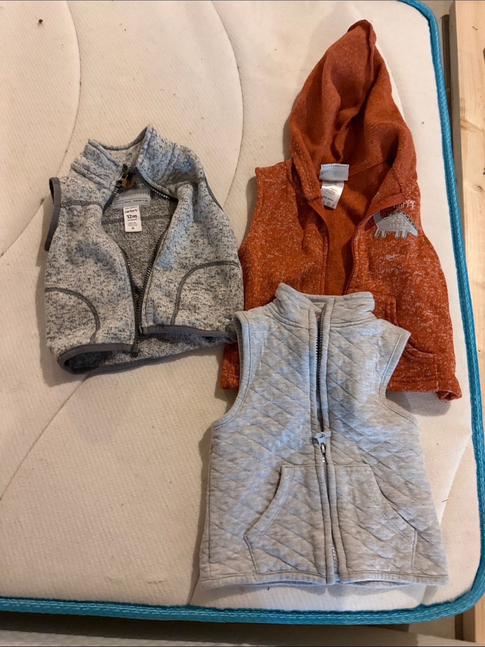 3 vests 12-24 month